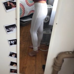 Reebok white workout leggins